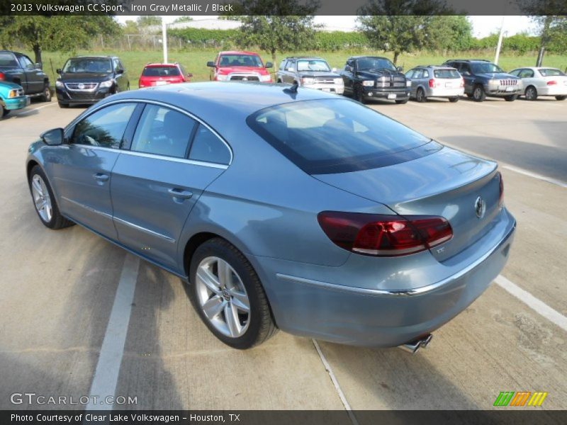 Iron Gray Metallic / Black 2013 Volkswagen CC Sport