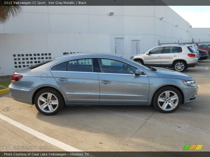 Iron Gray Metallic / Black 2013 Volkswagen CC Sport