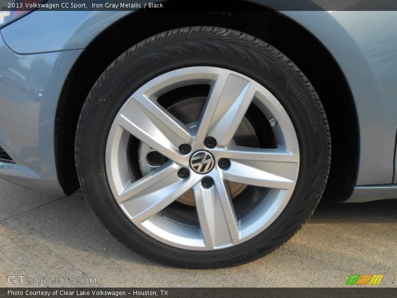 Iron Gray Metallic / Black 2013 Volkswagen CC Sport