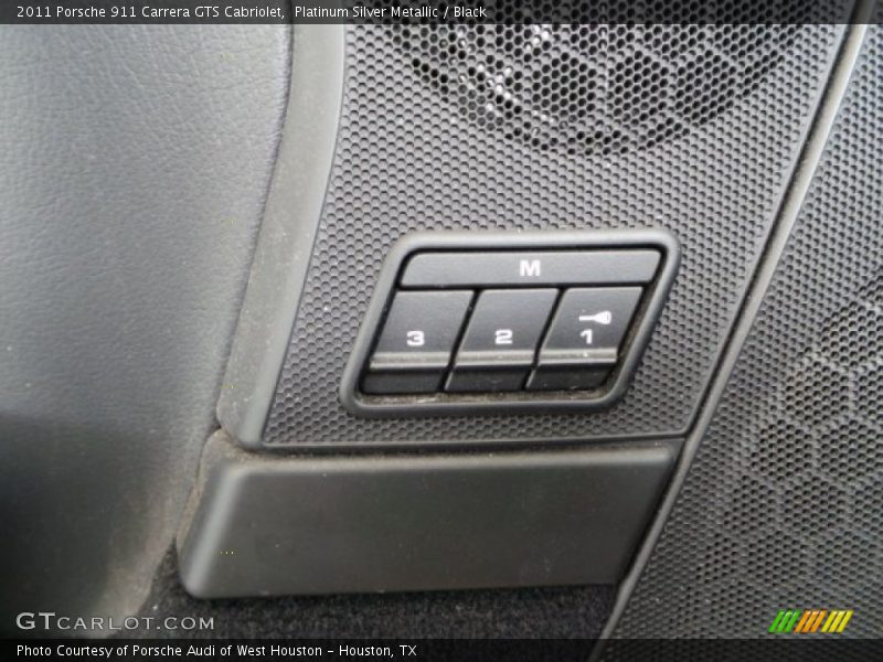 Platinum Silver Metallic / Black 2011 Porsche 911 Carrera GTS Cabriolet