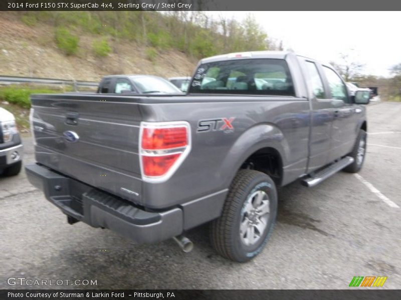 Sterling Grey / Steel Grey 2014 Ford F150 STX SuperCab 4x4