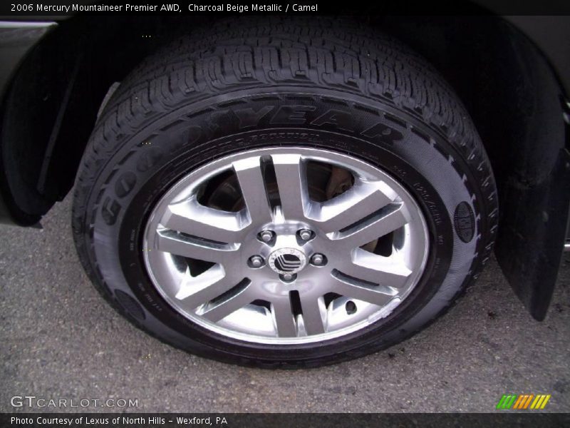 Charcoal Beige Metallic / Camel 2006 Mercury Mountaineer Premier AWD