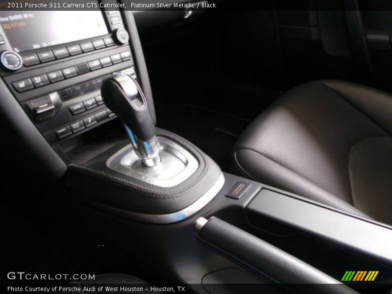 Platinum Silver Metallic / Black 2011 Porsche 911 Carrera GTS Cabriolet