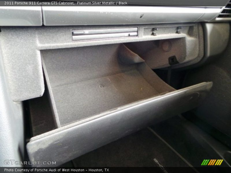 Platinum Silver Metallic / Black 2011 Porsche 911 Carrera GTS Cabriolet