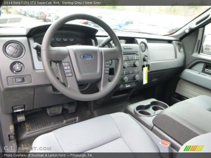 Sterling Grey / Steel Grey 2014 Ford F150 STX SuperCab 4x4