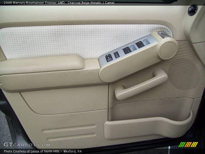 Charcoal Beige Metallic / Camel 2006 Mercury Mountaineer Premier AWD