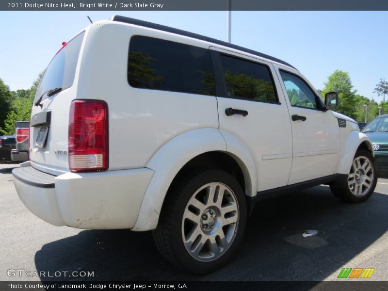 Bright White / Dark Slate Gray 2011 Dodge Nitro Heat
