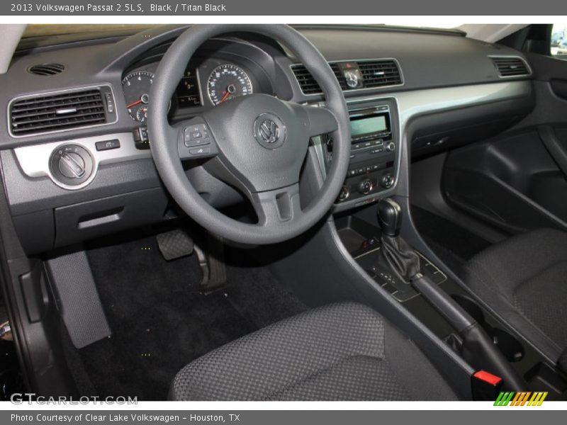 Black / Titan Black 2013 Volkswagen Passat 2.5L S