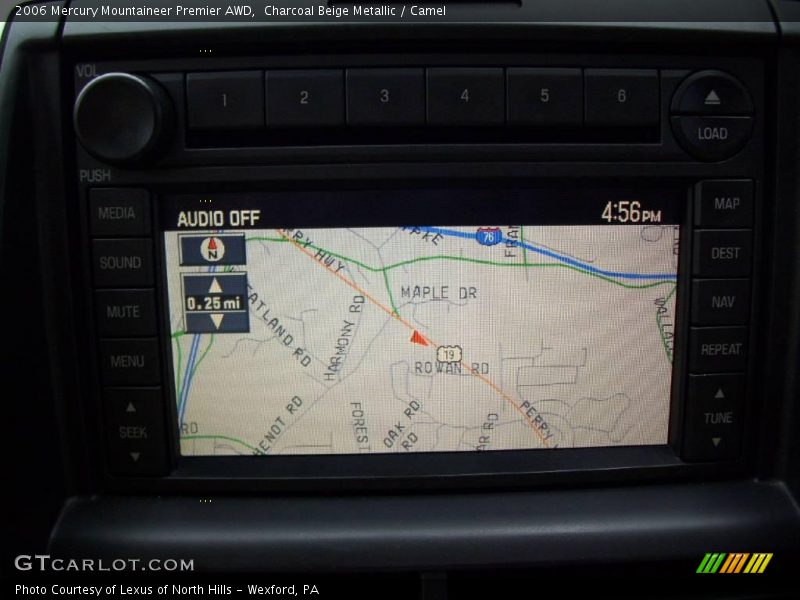 Charcoal Beige Metallic / Camel 2006 Mercury Mountaineer Premier AWD
