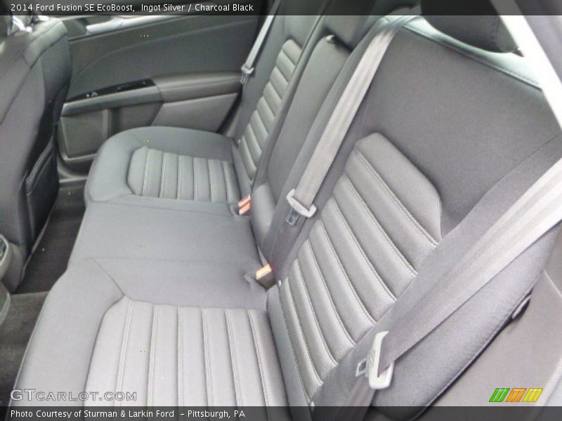 Ingot Silver / Charcoal Black 2014 Ford Fusion SE EcoBoost