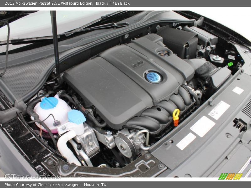 Black / Titan Black 2013 Volkswagen Passat 2.5L Wolfsburg Edition