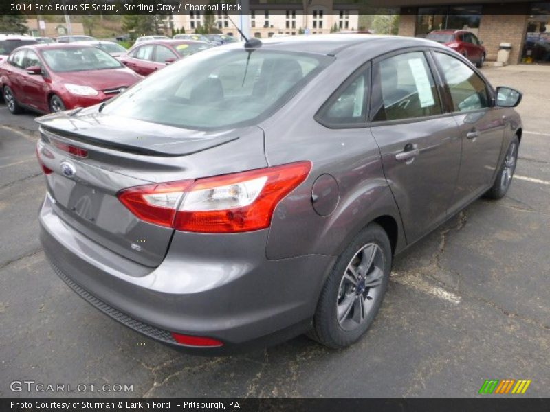 Sterling Gray / Charcoal Black 2014 Ford Focus SE Sedan