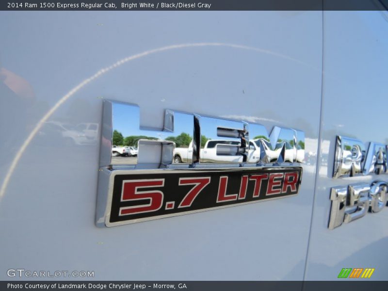 Bright White / Black/Diesel Gray 2014 Ram 1500 Express Regular Cab