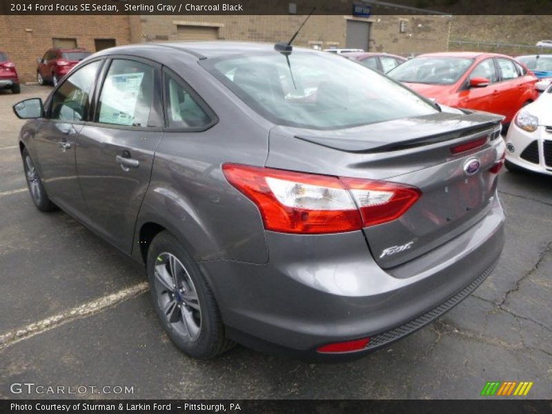 Sterling Gray / Charcoal Black 2014 Ford Focus SE Sedan