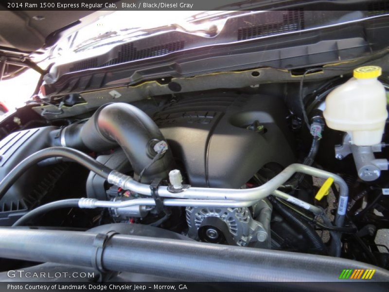 Black / Black/Diesel Gray 2014 Ram 1500 Express Regular Cab