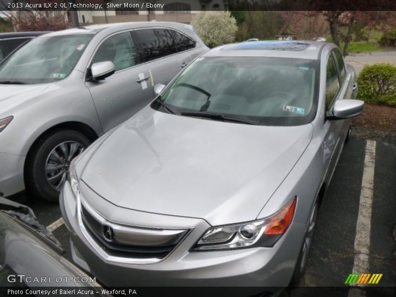 Silver Moon / Ebony 2013 Acura ILX 2.0L Technology