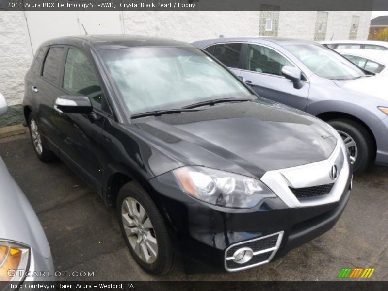 Crystal Black Pearl / Ebony 2011 Acura RDX Technology SH-AWD
