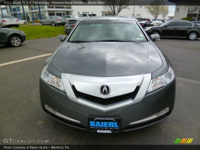 Polished Metal Metallic / Ebony Black 2011 Acura TL 3.5 Technology