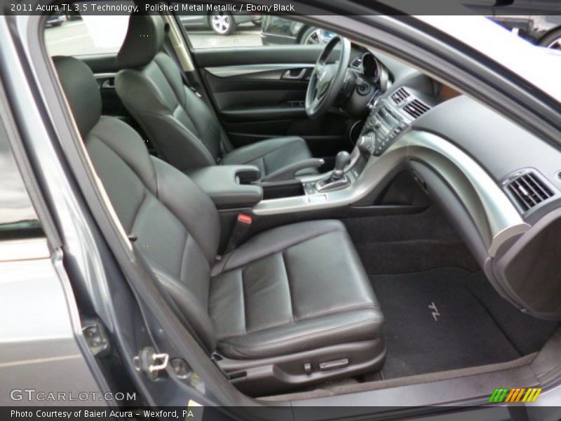Polished Metal Metallic / Ebony Black 2011 Acura TL 3.5 Technology
