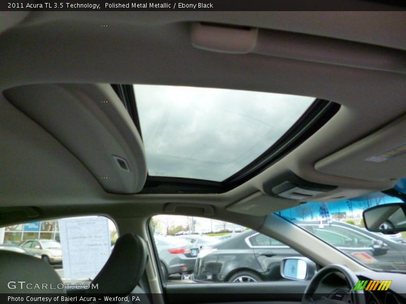 Polished Metal Metallic / Ebony Black 2011 Acura TL 3.5 Technology