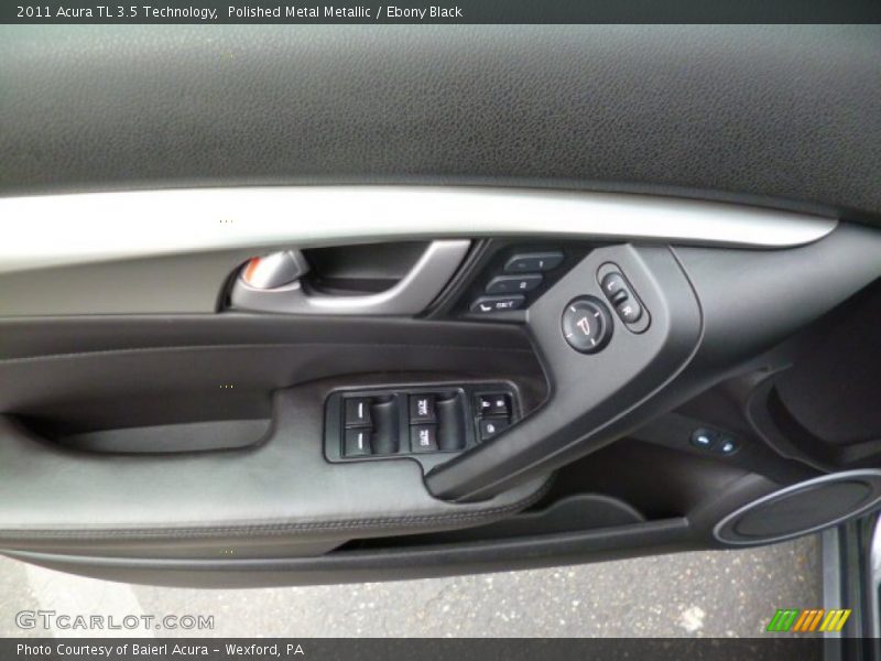 Polished Metal Metallic / Ebony Black 2011 Acura TL 3.5 Technology
