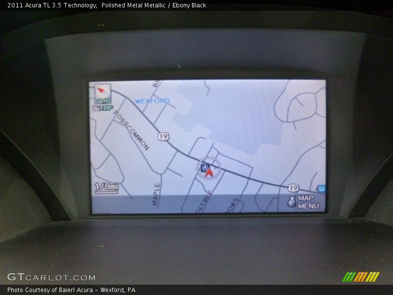 Polished Metal Metallic / Ebony Black 2011 Acura TL 3.5 Technology