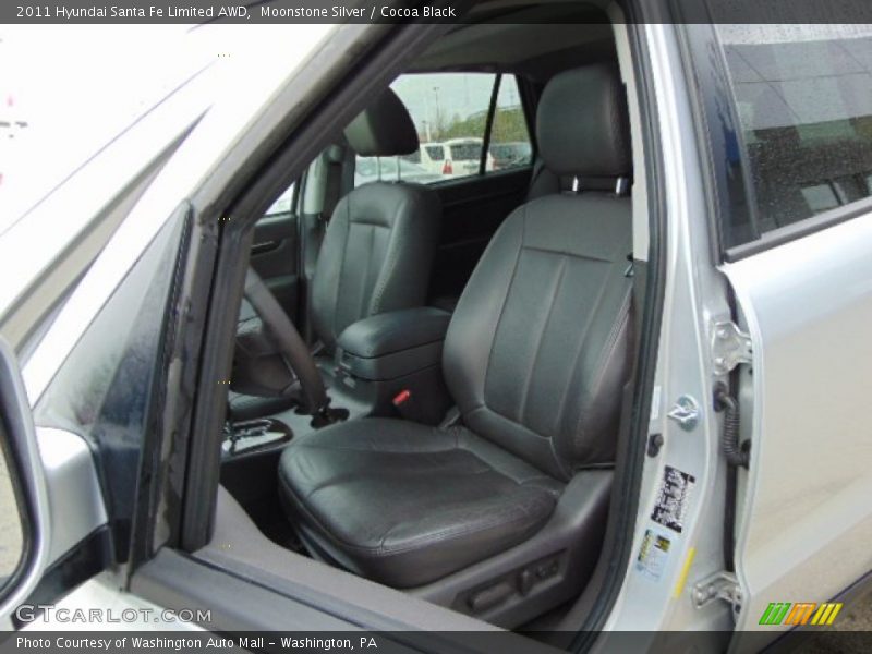 Moonstone Silver / Cocoa Black 2011 Hyundai Santa Fe Limited AWD