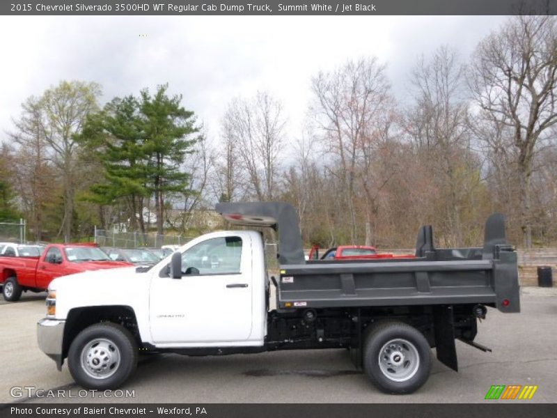  2015 Silverado 3500HD WT Regular Cab Dump Truck Summit White