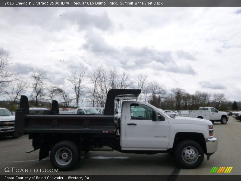 Summit White / Jet Black 2015 Chevrolet Silverado 3500HD WT Regular Cab Dump Truck