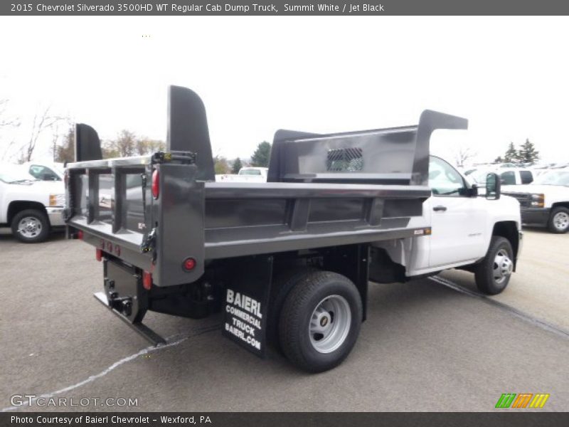 Summit White / Jet Black 2015 Chevrolet Silverado 3500HD WT Regular Cab Dump Truck