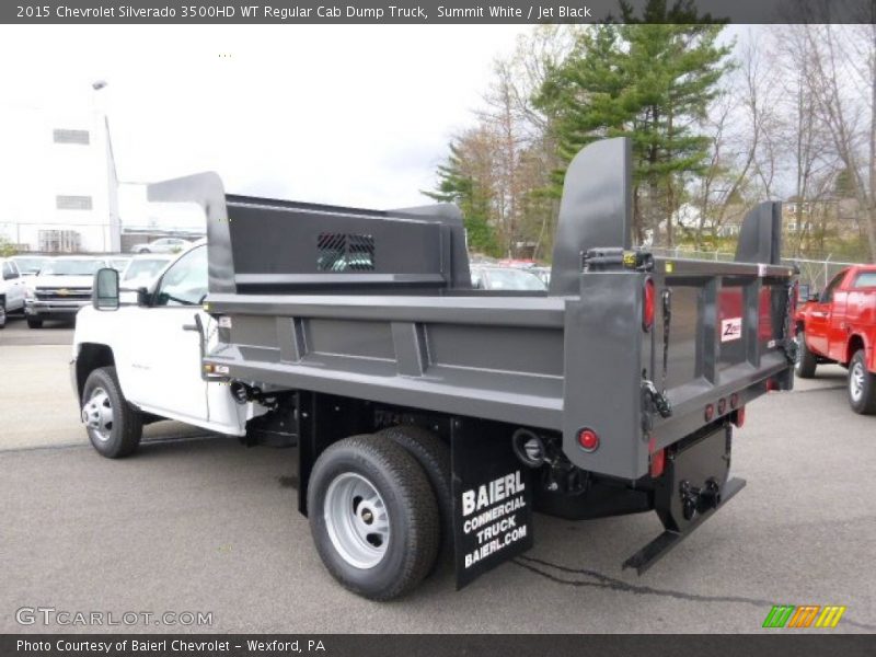 Summit White / Jet Black 2015 Chevrolet Silverado 3500HD WT Regular Cab Dump Truck
