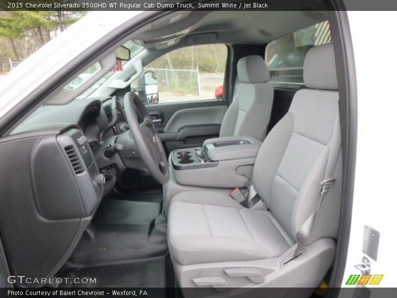 Front Seat of 2015 Silverado 3500HD WT Regular Cab Dump Truck