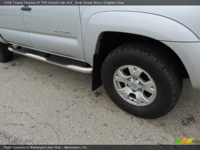 Silver Streak Mica / Graphite Gray 2008 Toyota Tacoma V6 TRD Double Cab 4x4