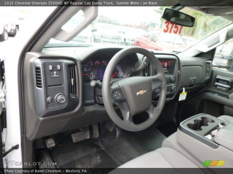 Summit White / Jet Black 2015 Chevrolet Silverado 3500HD WT Regular Cab Dump Truck