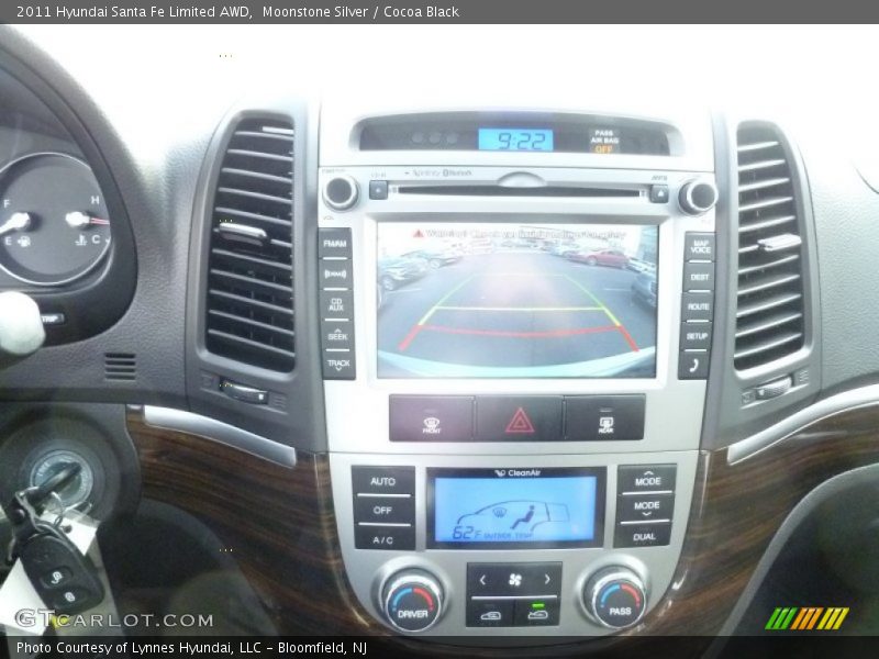 Moonstone Silver / Cocoa Black 2011 Hyundai Santa Fe Limited AWD
