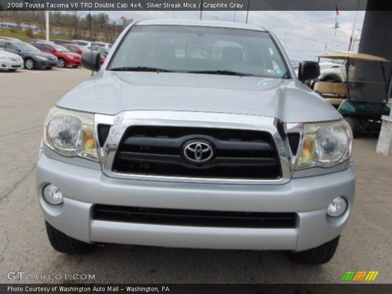 Silver Streak Mica / Graphite Gray 2008 Toyota Tacoma V6 TRD Double Cab 4x4