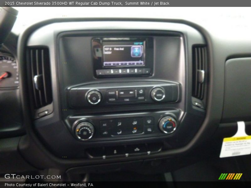 Summit White / Jet Black 2015 Chevrolet Silverado 3500HD WT Regular Cab Dump Truck