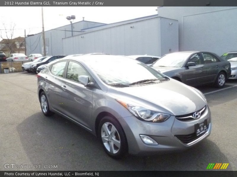 Titanium Gray Metallic / Gray 2012 Hyundai Elantra GLS