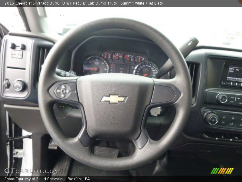  2015 Silverado 3500HD WT Regular Cab Dump Truck Steering Wheel