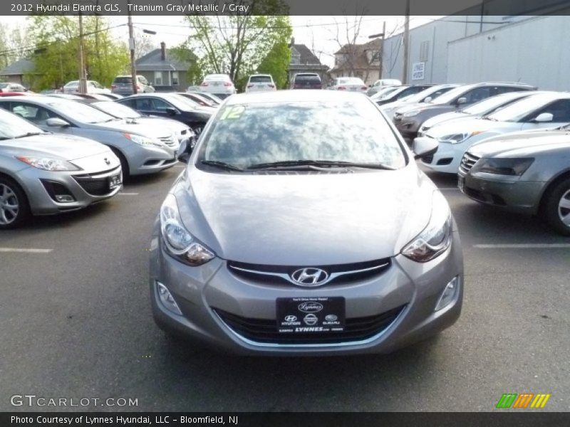 Titanium Gray Metallic / Gray 2012 Hyundai Elantra GLS