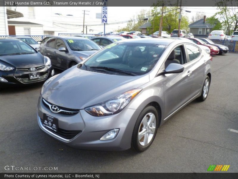 Titanium Gray Metallic / Gray 2012 Hyundai Elantra GLS