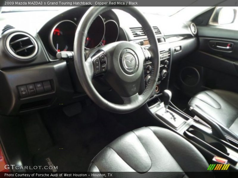 Copper Red Mica / Black 2009 Mazda MAZDA3 s Grand Touring Hatchback