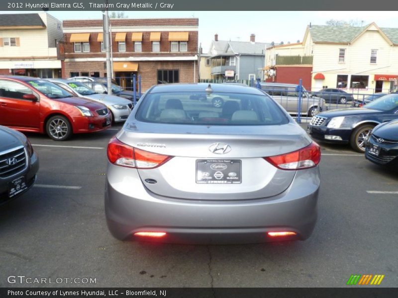 Titanium Gray Metallic / Gray 2012 Hyundai Elantra GLS