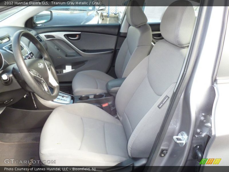 Titanium Gray Metallic / Gray 2012 Hyundai Elantra GLS