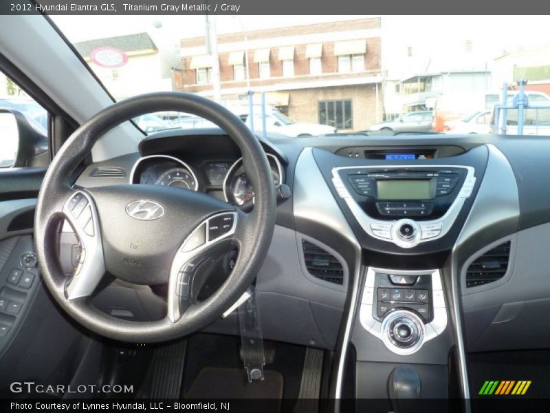 Titanium Gray Metallic / Gray 2012 Hyundai Elantra GLS