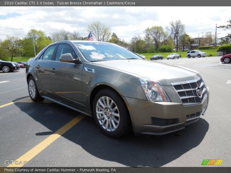 Tuscan Bronze ChromaFlair / Cashmere/Cocoa 2010 Cadillac CTS 3.0 Sedan