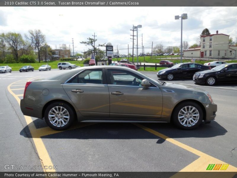 Tuscan Bronze ChromaFlair / Cashmere/Cocoa 2010 Cadillac CTS 3.0 Sedan