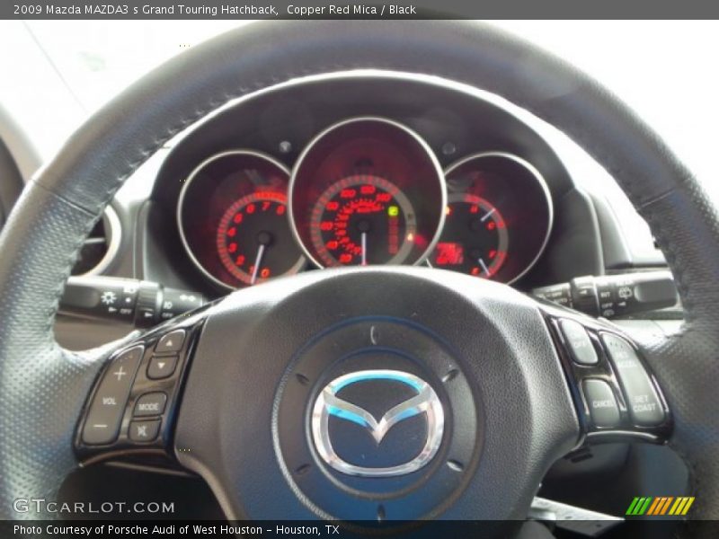 Copper Red Mica / Black 2009 Mazda MAZDA3 s Grand Touring Hatchback
