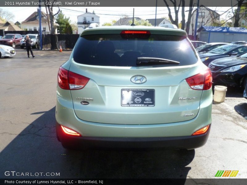 Kiwi Green / Taupe 2011 Hyundai Tucson GLS AWD