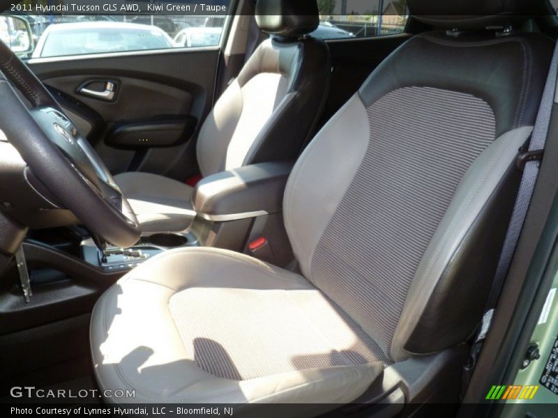 Kiwi Green / Taupe 2011 Hyundai Tucson GLS AWD